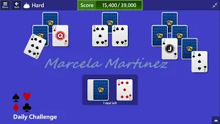 Microsoft Solitaire Collection | TriPeaks Hard | October 17, 2021 | Daily Challenges