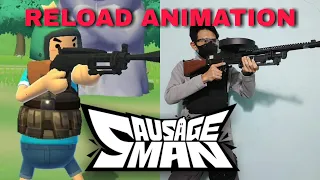 Sausage Man Reload Animation in Real Life