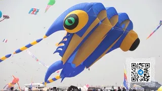 Грандиозный фестиваль воздушных змеев прошёл в Вэйфане