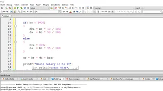 C Program to Calculate Gross Salary of an Employee