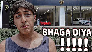 Indian Beggar goes to buy a Lamborghini
