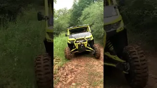 Can Am Defender on Boggers front diff-lock in action