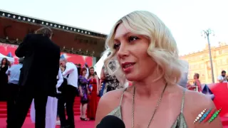 Аврора на церемонии закрытия 38-го Московского Международного кинофестиваля.