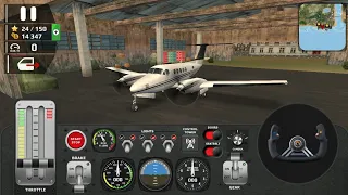 Airplane Flight Pilot Simulator | Kingair B200