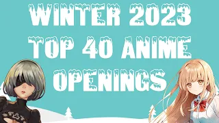 Top Anime Openings Winter 2023 [Group Rating]