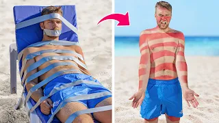 11 Funny Summer Pranks! / Beach Prank Wars!