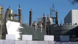 Wizarding World of Harry Potter Construction Update #5 2015 Universal Studios Hollywood HD