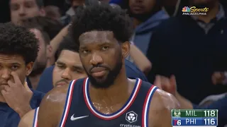 Giannis 40 Pts Game Saving Block On Embiid! 2021-22 NBA Season