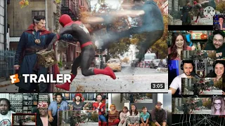 Spiderman No way home teaser trailer reactions mashup