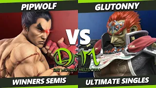 DAT MM 265 Top 8 - Glutonny (Ganondorf) Vs. Pipwolf (Kazuya) Smash Ultimate - SSBU