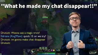 Thebausffs Reacts To Drututt Hacking His League Chat!!