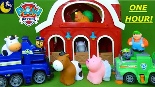 1 HOUR Paw Patrol Toy Stories LOTS of Farm Rescue Episodes Blaze Monster Machines Best Animals Video