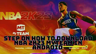 NBA2K23 MyTEAM Download for Free in less than 3mins!!! #nba2k23gameplay #nba2k23myteam #nba2k #nba