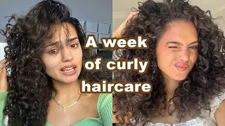 A realistic week of curls | How I sleep, refresh & maintain my curls