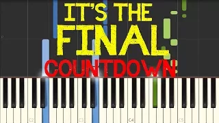 The Final Countdown - Europe [Piano Tutorial] (Synthesia)