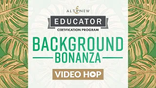 In-lay Background Technique! | Altenew AECP Video Hop "Background Bonanza" + Giveaway March 2024