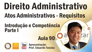 Direito Administrativo - Atos Administrativos - Requisitos - Aula 90