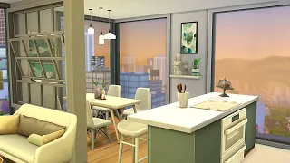 1310 21 CHIC STREET APARTMENT 🌆 Sims 4 Speed Build Stop Motion (NO CC)