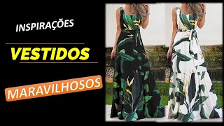 Lindos Vestidos Estampados - Roupas Femininas - Moda Feminina 💗