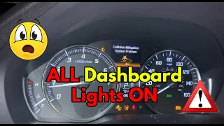 How To FIX Acura MDX All Warning Lights On | All Dashboard Warning Lights On **RESOLVED**