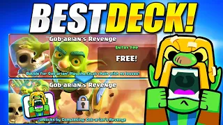 #1 Best Deck for Gob-arian Revenge Challenge in Clash Royale! Win First Try!