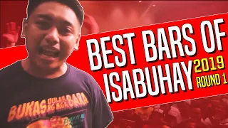 Best Bars of Isabuhay 2019 | Round 1 | FlipTop | Subtitles | BLKD, Poison13, Lhipkram, J-Blaque etc.