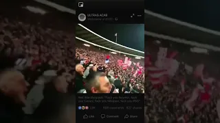 Red Star fans vs PSG