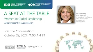 A Seat at the Table: Women in Global Leadership Featuring Ambassador Ivonne A-Baki