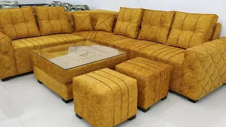 Latest Sofa Designs 2023|L Shape Sofa|7 Seater sofa Set|Sofa Price|