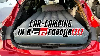 Can you camp in a GR Corolla?