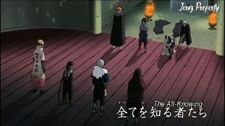 Orochimaru summons four Hokages, the battle between Hashirama and Madara Naruto English Dub