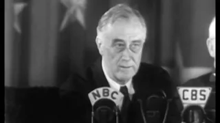 FDR Discusses his Dog Fala