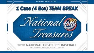 2020 NATIONAL TREASURES 1 Case (4 Box) TEAM break #3 eBay 11/19/20