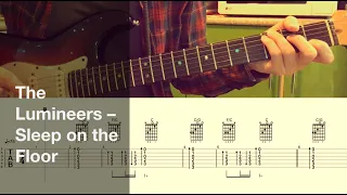 The Lumineers - Sleep on the Floor (Live from the Artists Den) / Guitar Tutorial / Tabs + Chords