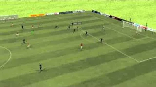 Chip shot in Football Manager (Italian Sup Cup Inter vs Roma - Vucinic Goal 74th minute)