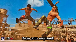 30+ Finishers Outta Nowhere! (Reversals / Counters) in WWE Games