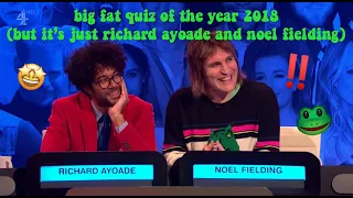 big fat quiz 2018 but it's just richard ayoade and noel fielding