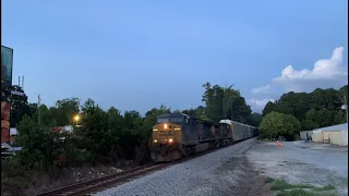 CSX 334 Leads M580-29 Thru Lilburn, GA 8/29/2022