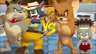 Tom and Jerry in War of the Whiskers Spike And Tom Vs Nibbles And Monster Jerry (Master Difficulty)