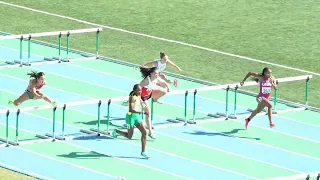 2023 U20 Pan-Am Championship - Womens 100m Hurdle Prelim(ht 1)