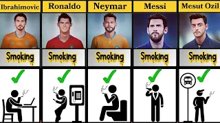 Famous Footballer Who Smoke Cigarettes In Real Life