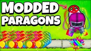 100x Bloons vs Modded Paragons (Bloons TD 6)