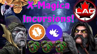 OOPS I FORGOT ABOUT X-MAGICA INCURSIONS!! Zone 25 Push! Titan Shards & Tier 4 Alpha!! - MCOC