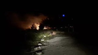 Пожар в нахаловке 26.09.2017