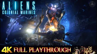 ALIENS : COLONIAL MARINES | FULL GAME Walkthrough No Commentary 4K 60FPS