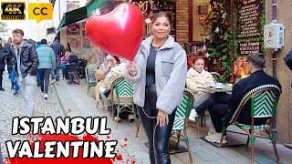 Valentines Day In Istanbul Walking Tour Turkey 2024 karakoy Sirkeci Bazaar Tourist Guid