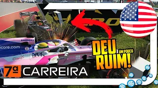 F1 2019 #283 GP DOS ESTADOS UNIDOS - QUE PANCADA! (Português-BR) MODO CARREIRA