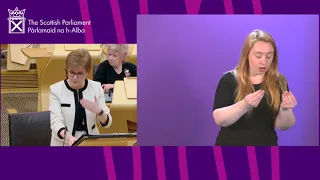 First Minister's Questions BSL - 24 March 2021