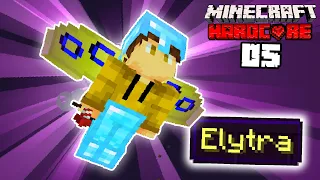 I found the ELYTRA in Hardcore Minecraft! (S7E5 Let's Play)