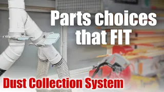 Workshop Dust Collection System: Parts that actually fit together! DIY 4" DWV PVC based network